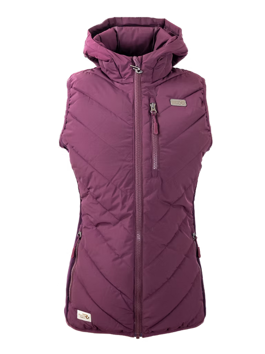 RANCHGIRLS Hooded Hybrid Veste "AVA" blackberry