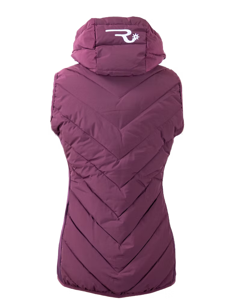 RANCHGIRLS Hooded Hybrid Veste "AVA" blackberry
