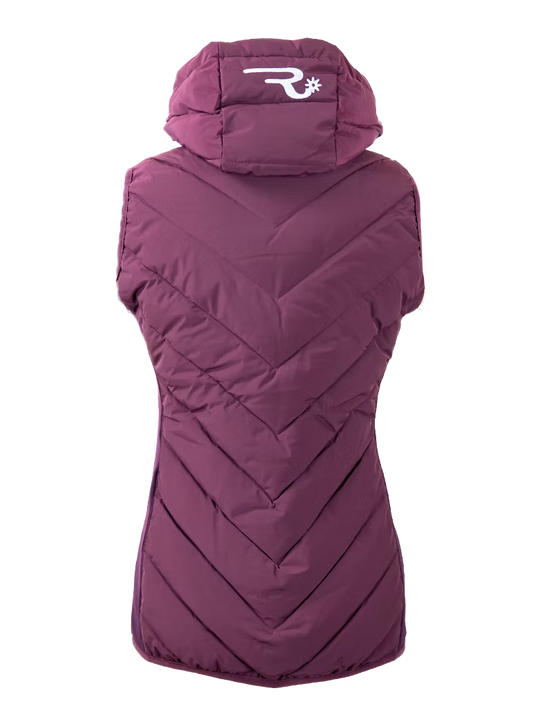 RANCHGIRLS Hooded Hybrid Veste "AVA" blackberry