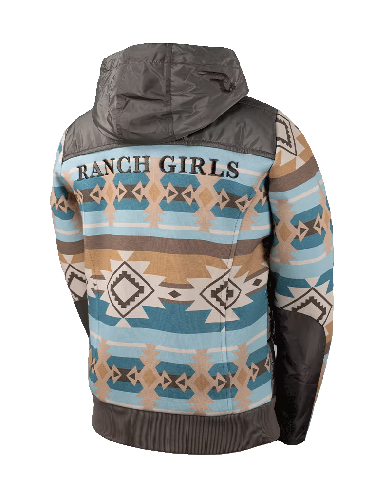 Ranch Girls Pro Shield Sweat Jacket ´"CAYLA" aztec/teal