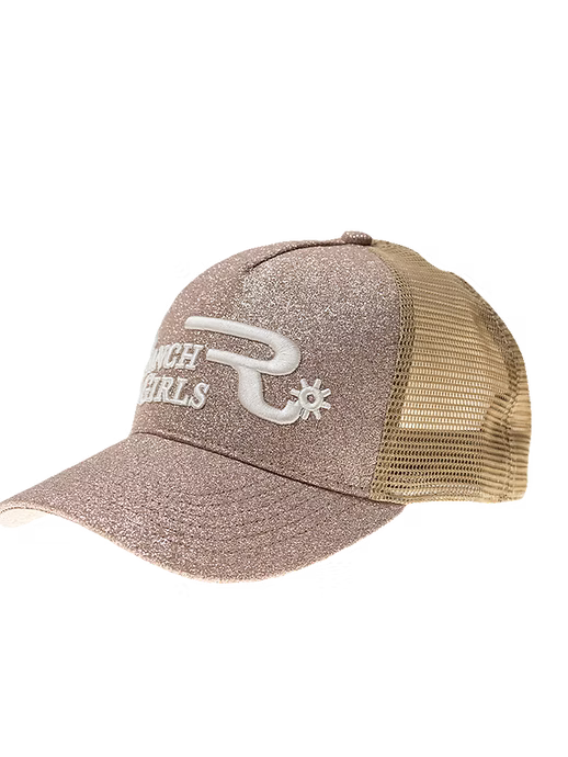 Cap "Glimmer" rosegold/creme