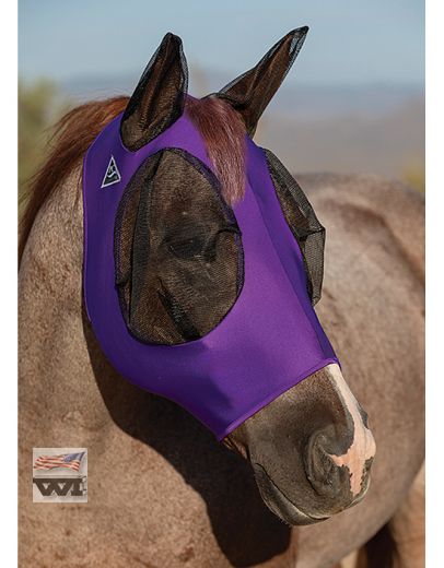 Fliegenmaske Professional Choice "Comfort fit" violet XL overize