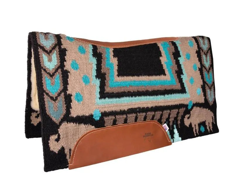 Professional's Choice Into The Storm Good Medicine Saddle Pad Bison