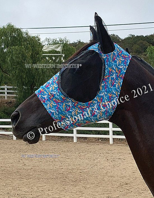 Fliegenmaske Professional Choice "Comfort fit" Bones M L