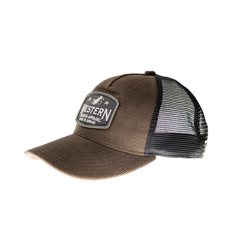 Unisex cap "Western" brown