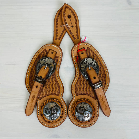 Sporenriemen Antik Leaves