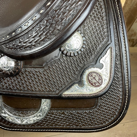 Sattlel "Triple W" Platinum dunkelbraun