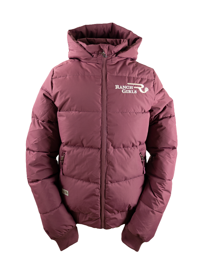 Ranchgirls Winterjacke "Madison" soft bordeaux