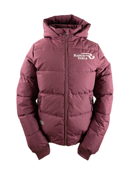 Ranchgirls Winterjacke "Madison" soft bordeaux
