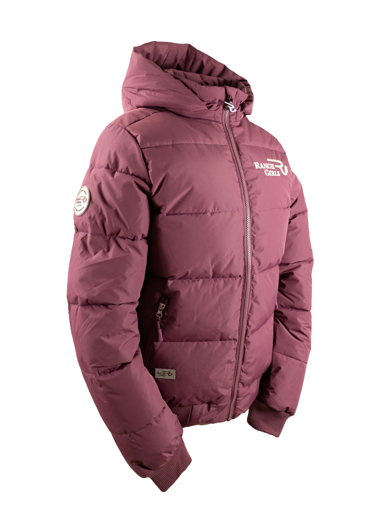 Ranchgirls Winterjacke "Madison" soft bordeaux