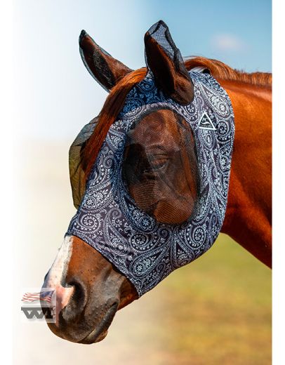 Fliegenmaske Professional Choice "Paisley" M L