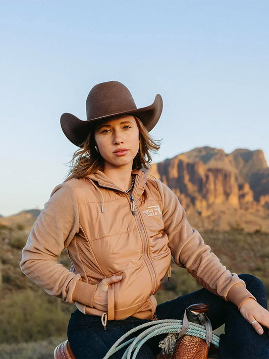 Ranchgirls Fleece Pro Shield "Camilla" macciato