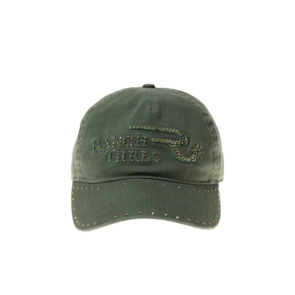 Cap Rhinestones khaki