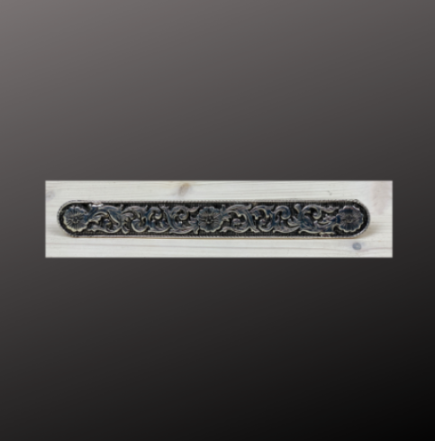 Number Pin Bar Blanket "Silber Antique"