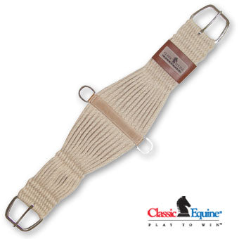 Bauchgurt Mohair weiss