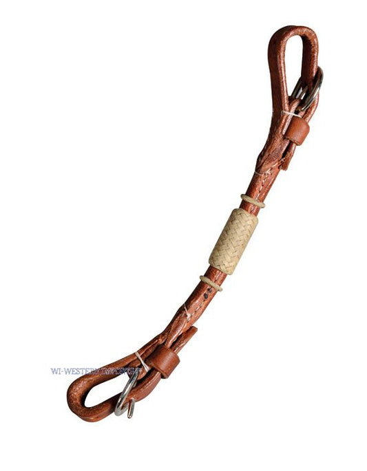 Kinnriemen mit Rohhautverzierung