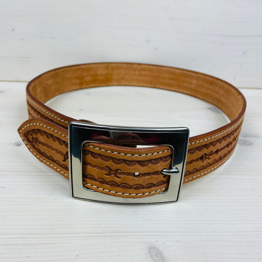 Gürtel "Design" Light Oil Twisted Wire