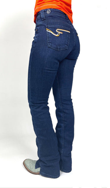 RANCHGIRLS JEANS "DAISY" medium Stone washed