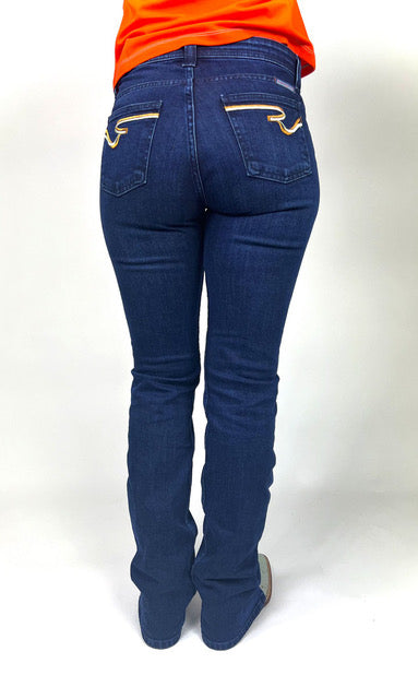 RANCHGIRLS JEANS "DAISY" medium Stone washed