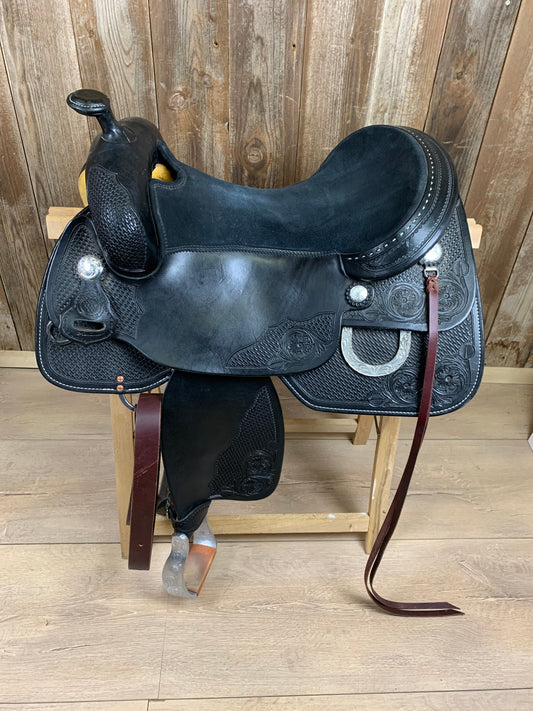 Sattlel "Triple W" schwarz