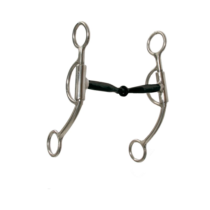 Snaffle bit mit Shanks
