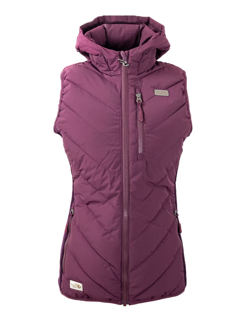 RANCHGIRLS Hooded Hybrid Veste "AVA" blackberry