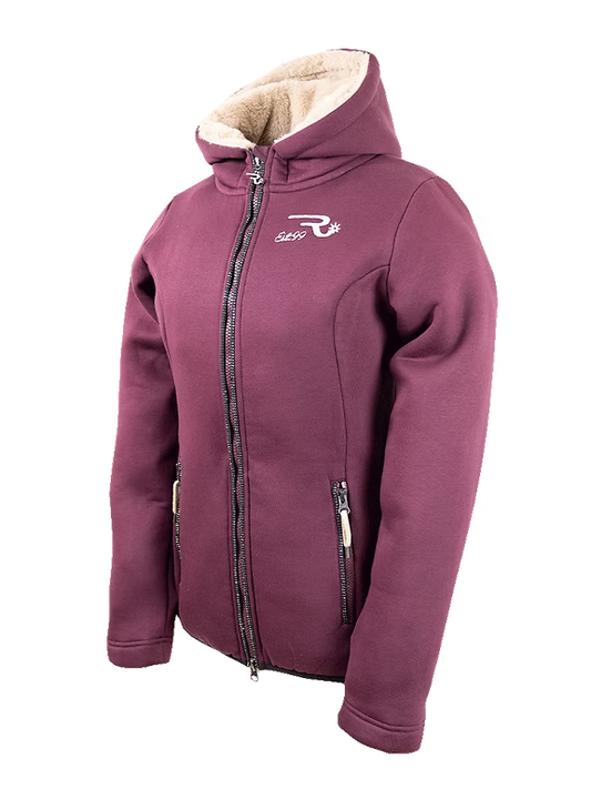GWEN Ranch Girls Hooded Sweatshirt Reitjacke deep plum