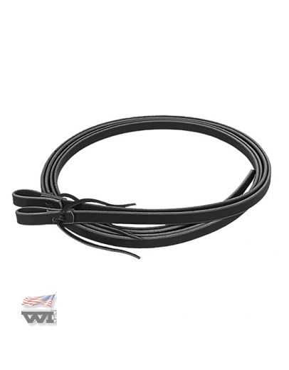 Zügel Schwarz 5/8" (mittelbreit)