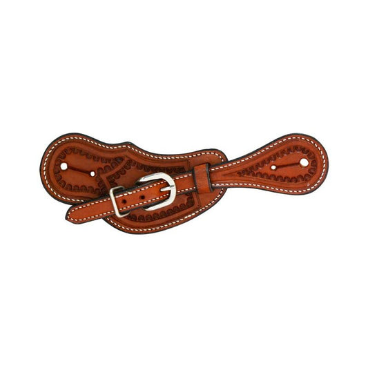 Sporenriemen "Damen" dunkel und chesnut